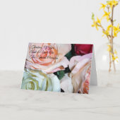 Rozen Tunt Oom Jubileum gepersonaliseerd huwelijk Kaart (Gele Bloem)