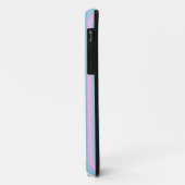 Rozen, Turquoise Stripes: iPhone 5/5s Hoesje (Achterkant/links)