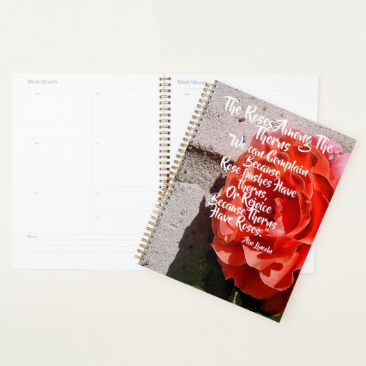 Rozen tussen de doornen Abe Lincoln Quote Planner (Display)