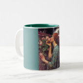 Rozen Tweekleurige Koffiemok (Voorkant links)