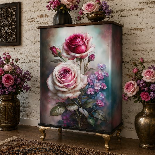 Rozen Twilight Garden Decoupage Tissuepapier