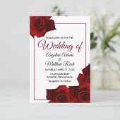 Rozen uit de deelstaat RUSLAND - Kassy Floral Wedd Kaart (Staand voorkant)