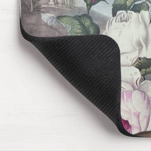 Rozen uit de "tempel van Flora" Muismat (Hoek)