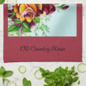 Rozen uit het oude land theedoek (Gevouwen)