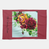 Rozen uit het oude land theedoek (Horizontaal)