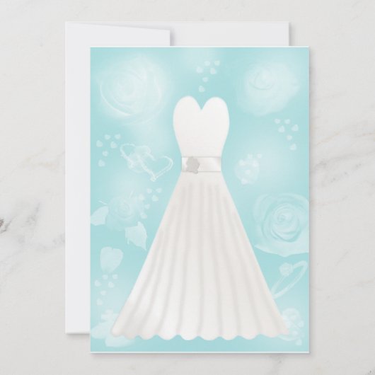 Rozen - Uitnodiging om de Bridal van de Schoenmakr (Achterkant)