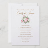 Rozen Uitnodiging tot weduwschap (Voorkant)