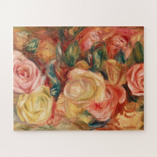 Rozen van Auguste Renoir Legpuzzel (Horizontaal)