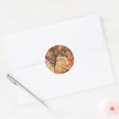 Rozen van Auguste Renoir Ronde Sticker (Envelop)