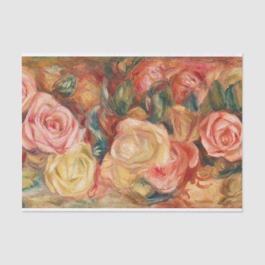 Rozen van Auguste Renoir Tissuepapier (Voorkant)