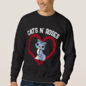 ROZEN VAN CATS N' Funny mannen Cat T-Shirts (Voorkant)
