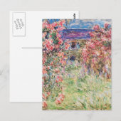 Rozen van Claude Monet Briefkaart (Voorkant / Achterkant)