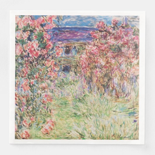 Rozen van Claude Monet Servet (Voorkant)