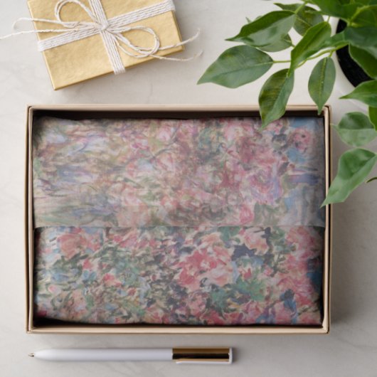 Rozen van Claude Monet Tissuepapier (Geschenk)