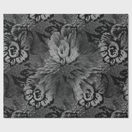 Rozen van de Grauwe Waterverf Cadeaupapier (Vlak)