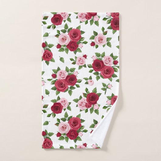 Rozen van de Liefde Bad Handdoek (Handdoek)