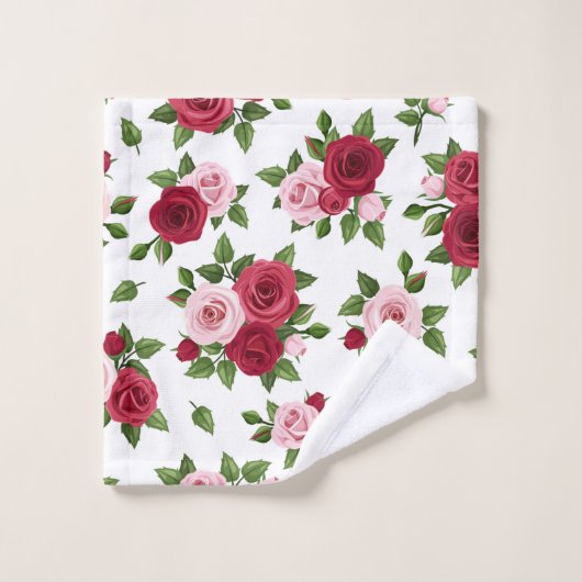 Rozen van de Liefde Bad Handdoek (Wasdoekje)