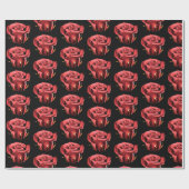 Rozen van de liefde cadeaupapier (Vlak)