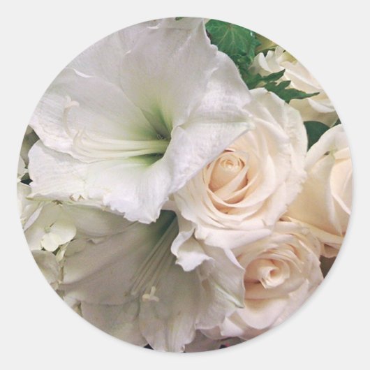 Rozen van de Liefde Lilies van Life_ Ronde Sticker (Voorkant)