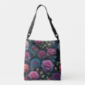 Rozen van de Romantiek Crossbody Tas (Achterkant)