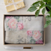 Rozen van de  Roze Waterverf van Parijs Weefselpap Tissuepapier (Geschenk)