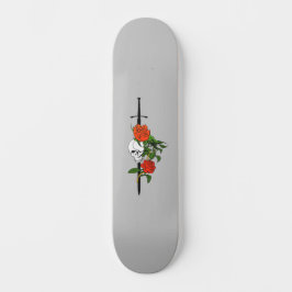 Rozen van de schedel en het zwaard Schatbord Persoonlijk Skateboard