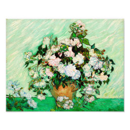 Rozen van de Vintage Vincent Van Gogh (1890) Foto Afdruk