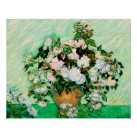 Rozen van de Vintage Vincent Van Gogh (1890)