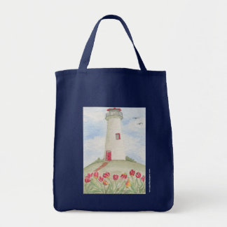 Rozen van de vuurtoren van Kathy Faggella Tote Bag