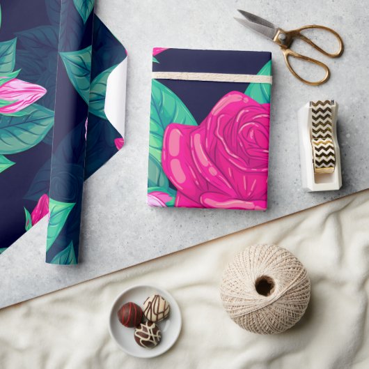 Rozen van de waterverf 13 cadeaupapier (Crafts)