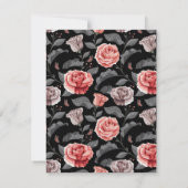 Rozen van de waterverf 15 notitiekaartje (Achterkant)