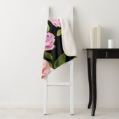 Rozen van de waterverf 20 sherpa deken (In situ)