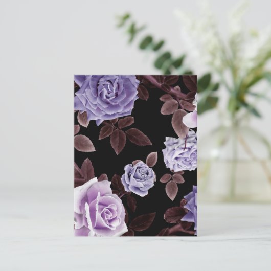 Rozen van de waterverf 21 briefkaart (Staand voorkant)