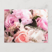 Rozen van de waterverf 25 briefkaart (Achterkant)