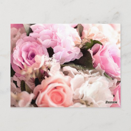 Rozen van de waterverf 25 briefkaart (Achterkant)