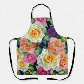 Rozen van de waterverf 29 schort (Voorkant)