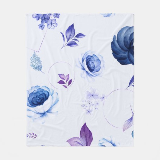 Rozen van de waterverf 31 fleece deken (Voorkant)