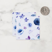 Rozen van de waterverf 31 notitiekaartje (Voorkant / Achterkant in situ)