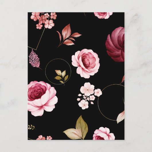 Rozen van de waterverf 32 briefkaart (Voorkant)