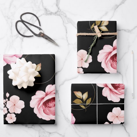 Rozen van de waterverf 32 inpakpapier vel (Voorkant)