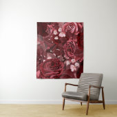 Rozen van de waterverf 35 wandkleed (In situ)