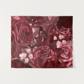 Rozen van de waterverf 35 wandkleed (Voorkant (horizontaal))