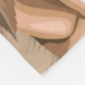 Rozen van de waterverf 37 fleece deken (Hoek)