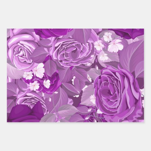 Rozen van de waterverf 38 inpakpapier vel (Voorkant 2)