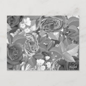 Rozen van de waterverf 39 briefkaart (Achterkant)