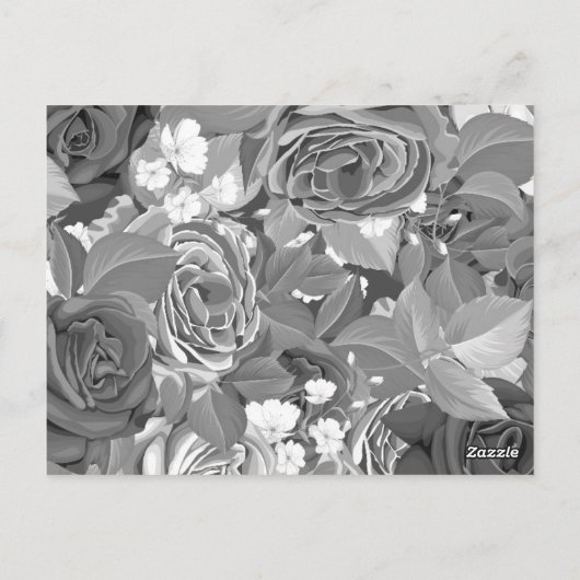 Rozen van de waterverf 39 briefkaart (Achterkant)