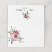 Rozen van de waterverf van Bourgogne Plaatskaartje (Buitenkant ongevouwen)