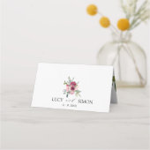 Rozen van de waterverf van Bourgogne Plaatskaartje (Achterkant)