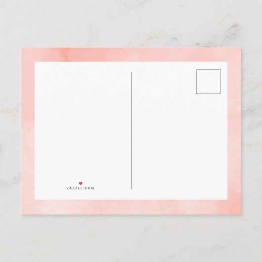 Rozen van doorgesneden doorloopstukken | Modern El Uitnodiging Briefkaart (Achterkant)