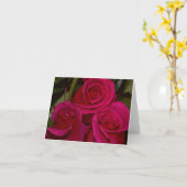 rozen van drie kaart (Gele Bloem)